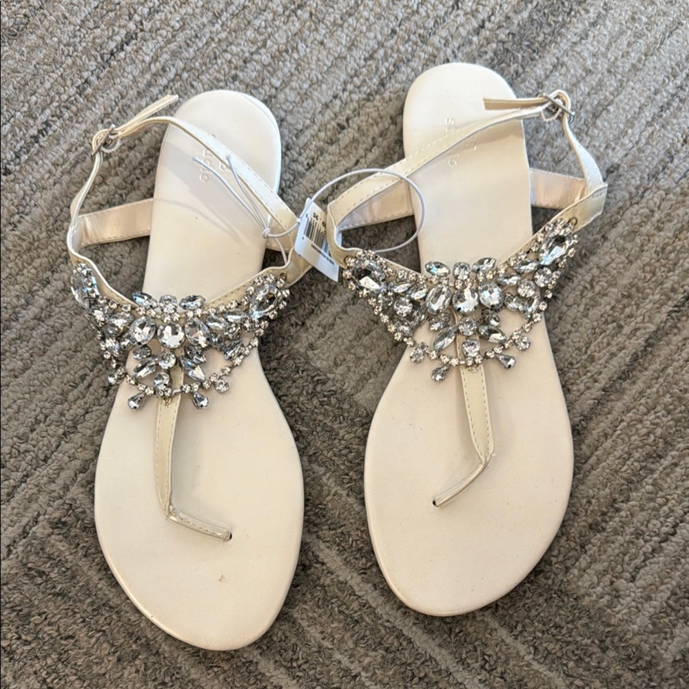 Elegant Rhinestone Sandals